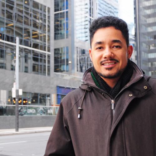 U of T alumnus Kofi Hope runs the CEE Centre for Young Black Professionals (photo by Romi Levine) 