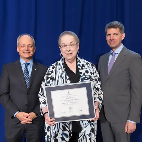 Professor Judith Poë wins a 2016 Vivek Goel Faculty Citizenship Award 