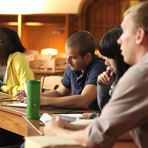 Students in a classroom