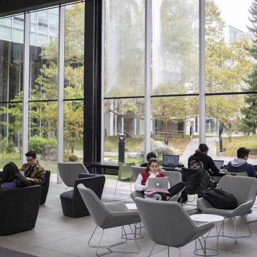 University of Toronto Mississauga students. Photo by Nick Iwanyshyn