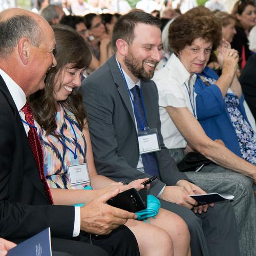 Volunteers and their families celebrated their achievements at the Arbor Awards (Photo by Romi Levine)