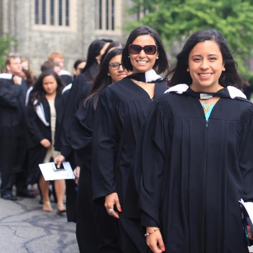 U of T students at Convocation