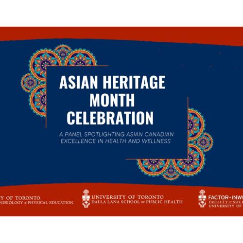 Poster of Asian Heritage Month Celebration 