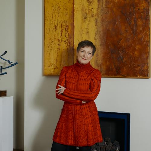 Photo of Avivah Wittenberg-Cox standing in a room looking at the camera