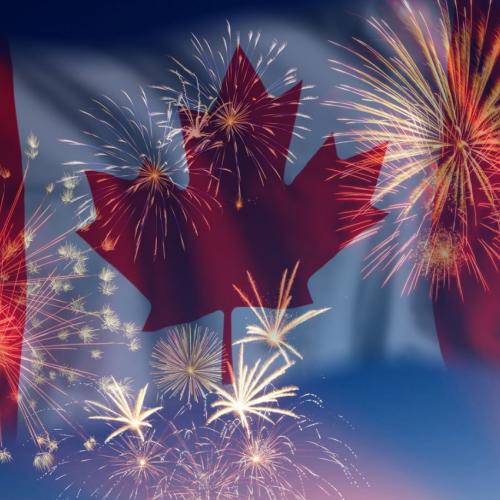 Canada Day with Fireworks