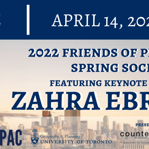 Friends of Planning Spring Social 2022 banner