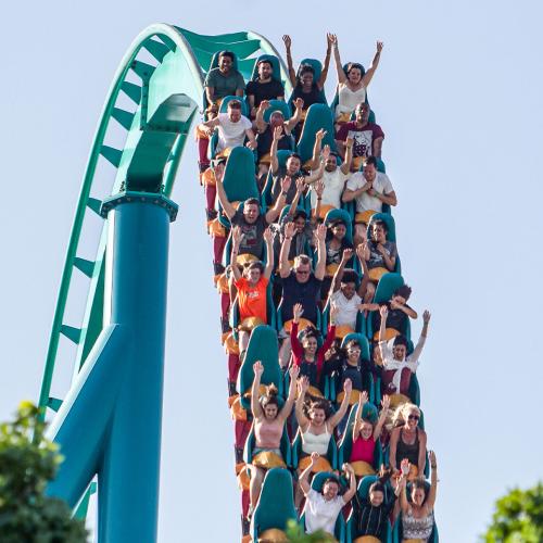 Photo of ride at Canada's Wonderland.
