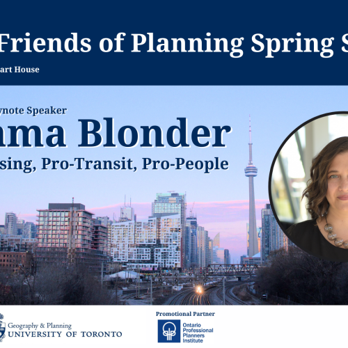Friends of Planning Spring Social 2024 poster.