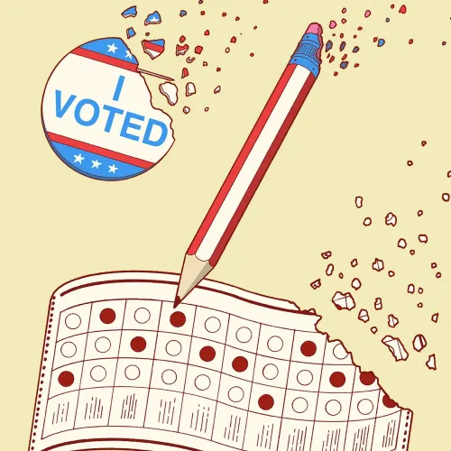 I voted
