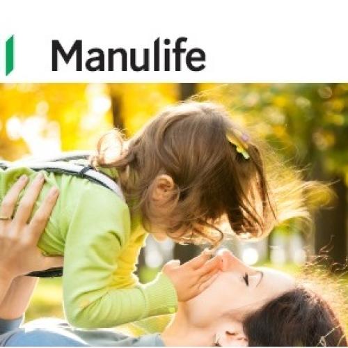 mother playing with young daughter in park